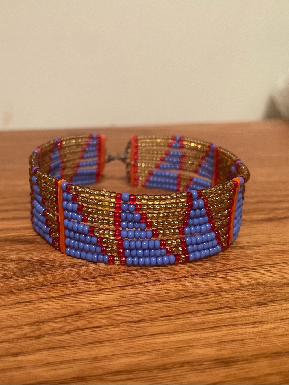 Handmade Beaded Cuff Bracelet